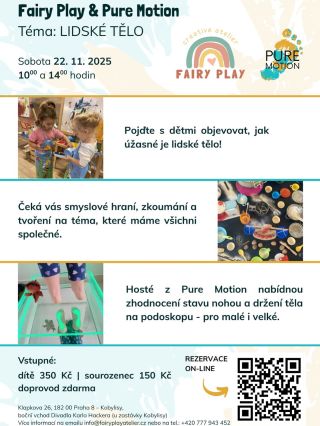 🩵Už příští sobotu 22.11. od 10 a od 14 hodin se na vás budeme těšit coby součást Sensory& Messy play ve Fairy Play...